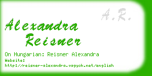 alexandra reisner business card